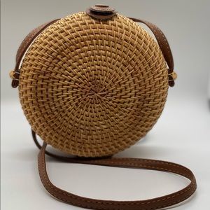 Circular Straw Handbag